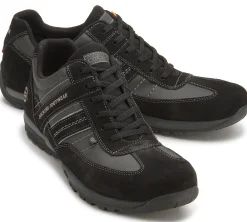 Schnürschuhe|Dockers Schnürschuh in Übergrößen Schwarz