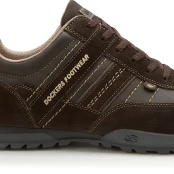 Schnürschuhe|Dockers Schnürschuh in Übergrößen Braun