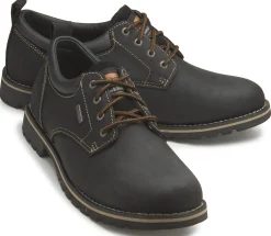 Schnürschuhe|Dockers Schnürschuh in Übergrößen Schwarz
