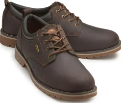 Schnürschuhe|Dockers Schnürschuh in Übergrößen Braun