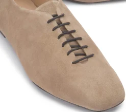 Schnürschuhe|Horsch Schuhe Schnürschuh in Untergrößen Beige