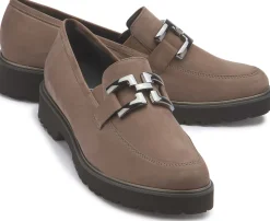 Slipper|semler Loafer in Übergrößen Braun