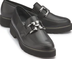 Slipper|semler Loafer in Übergrößen Schwarz