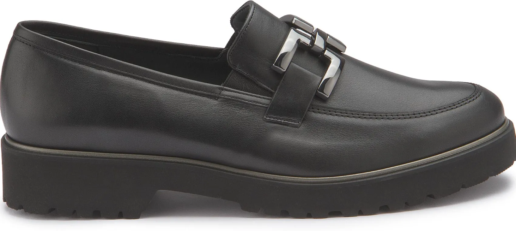 Slipper|semler Loafer in Übergrößen Schwarz