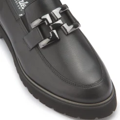 Slipper|semler Loafer in Übergrößen Schwarz