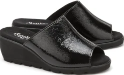 Pantoletten|semler Pantolette in Untergrößen Schwarz