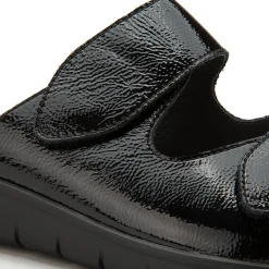 Sandalen|Pantoletten|semler Pantolette in Untergrößen Schwarz