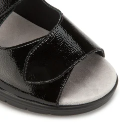 Sandalen|Pantoletten|semler Pantolette in Untergrößen Schwarz