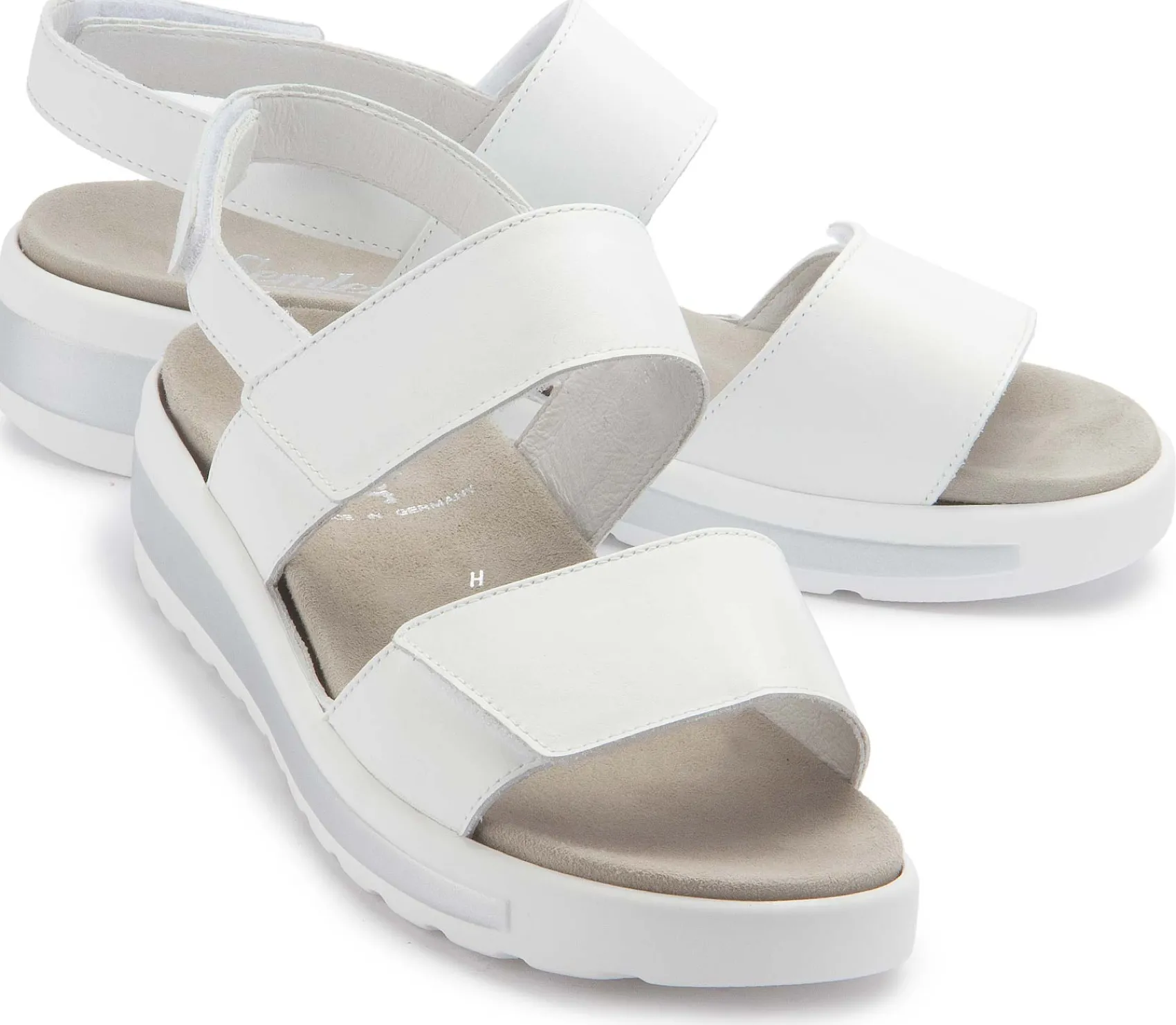 Sandalen|semler Sandale in Untergrößen Weiß