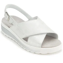 Sandalen|semler Sandale in Untergrößen Silber