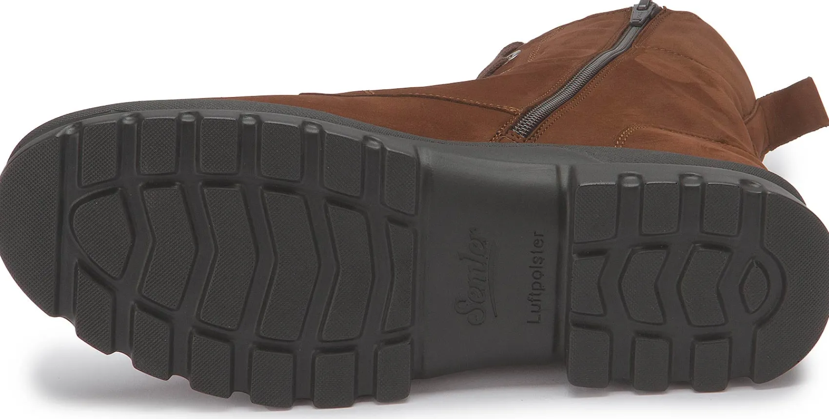 Stiefeletten|semler Schnürboot in Übergrößen Braun