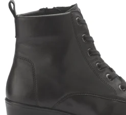 Stiefeletten|semler Schnürboot in Übergrößen Schwarz
