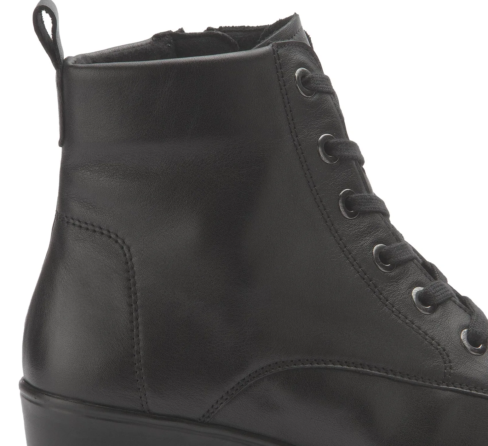 Stiefeletten|semler Schnürboot in Übergrößen Schwarz