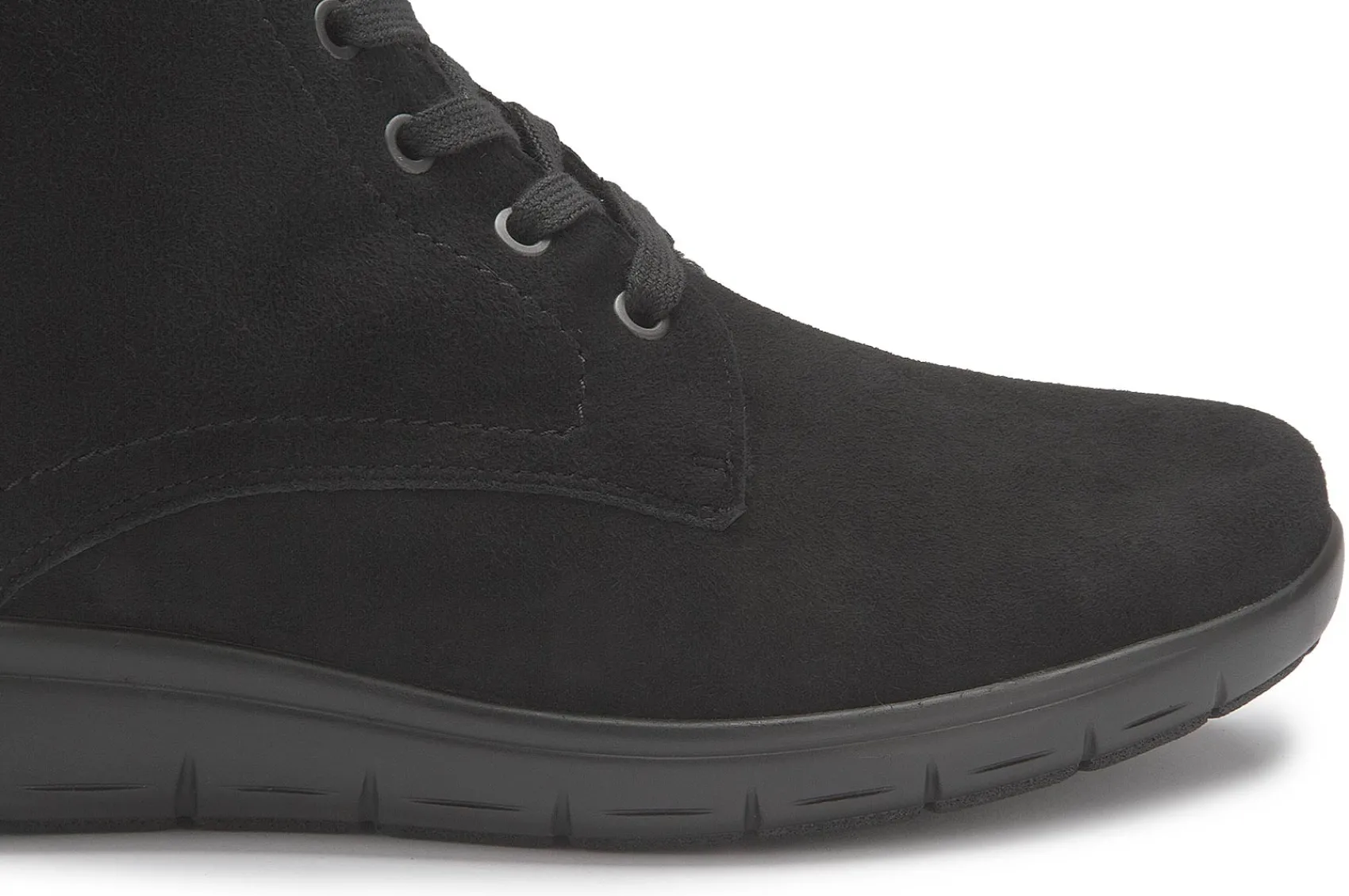 Stiefeletten|semler Schnürboot in Übergrößen Schwarz