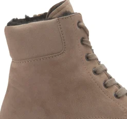Stiefeletten|semler Schnürboot in Übergrößen Beige
