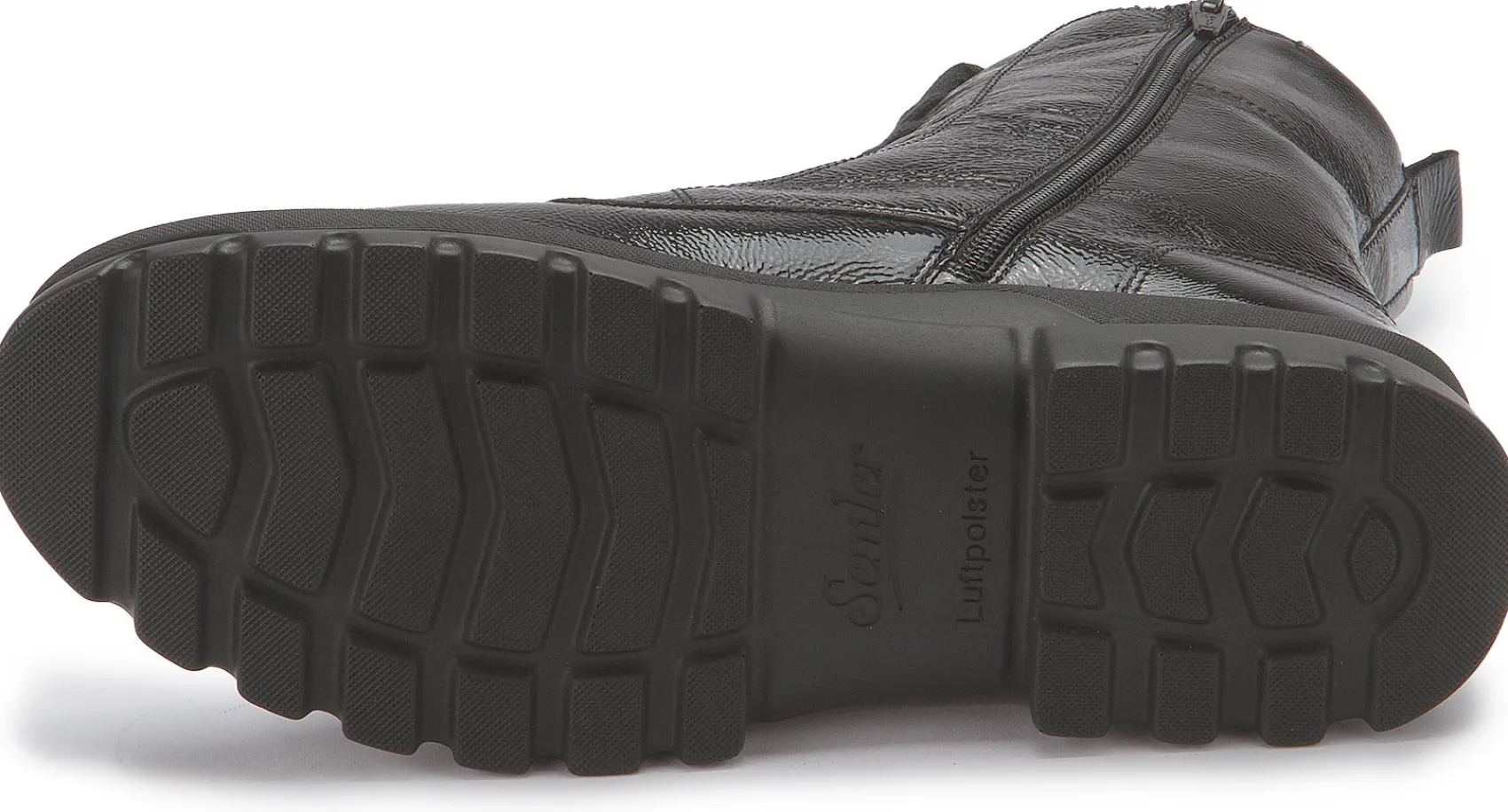 Stiefeletten|semler Schnürboot in Untergrößen Schwarz