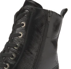 Stiefeletten|semler Schnürboot in Untergrößen Schwarz