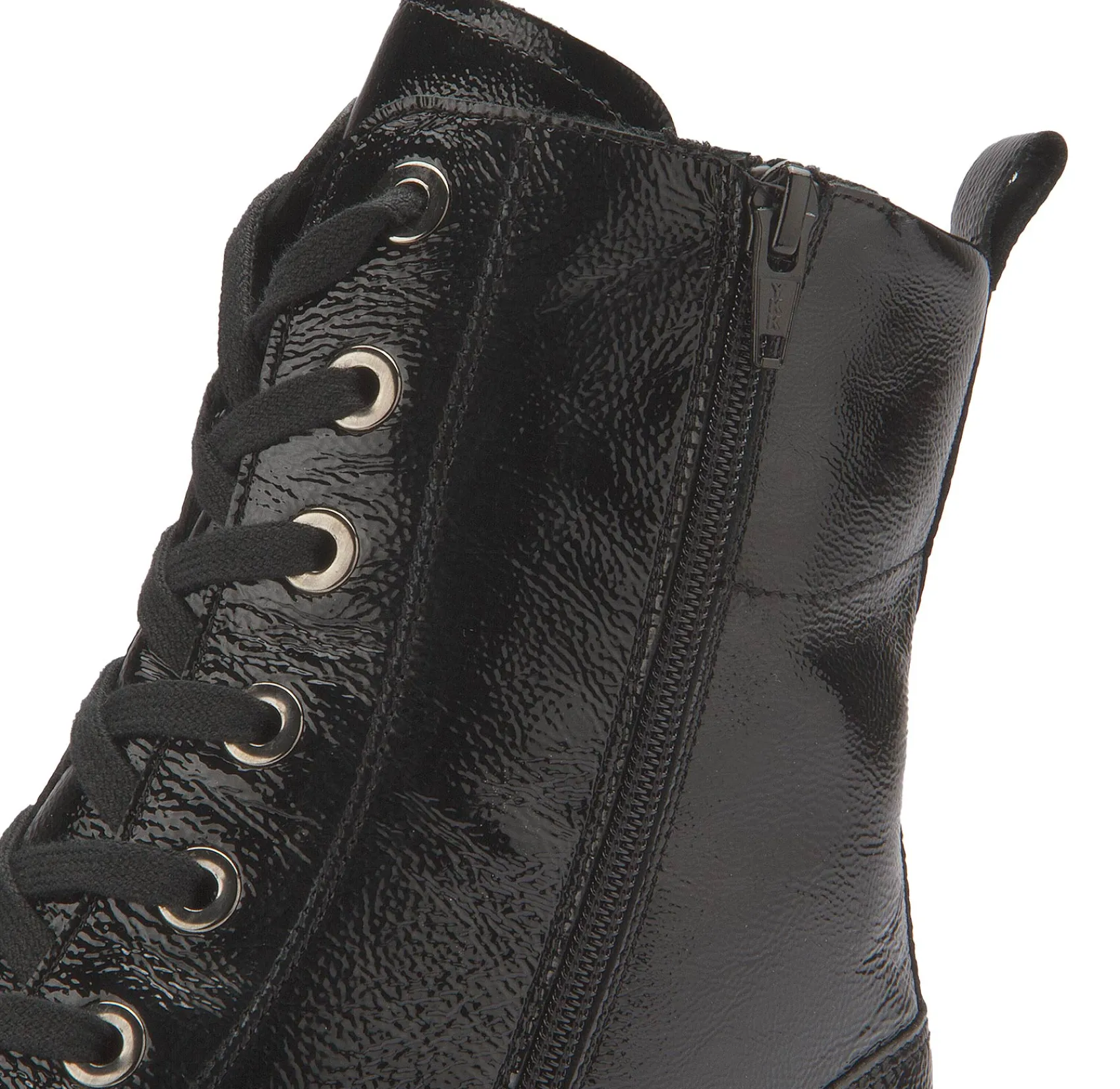 Stiefeletten|semler Schnürboot in Untergrößen Schwarz