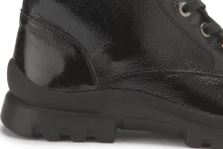 Stiefeletten|semler Schnürboot in Untergrößen Schwarz