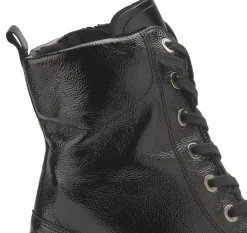 Stiefeletten|semler Schnürboot in Untergrößen Schwarz