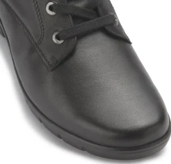 Stiefeletten|semler Schnürboot in Untergrößen Schwarz