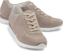 Sneaker|Schnürschuhe|semler Schnürschuh in Übergrößen Beige