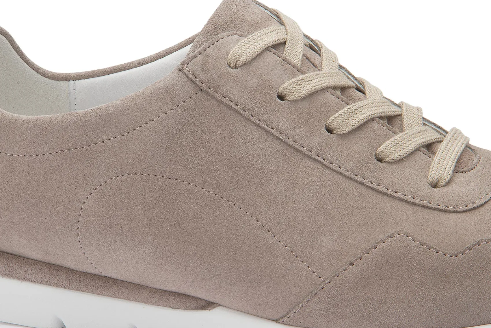 Sneaker|Schnürschuhe|semler Schnürschuh in Übergrößen Beige