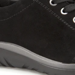 Sneaker|Schnürschuhe|semler Schnürschuh in Untergrößen Schwarz
