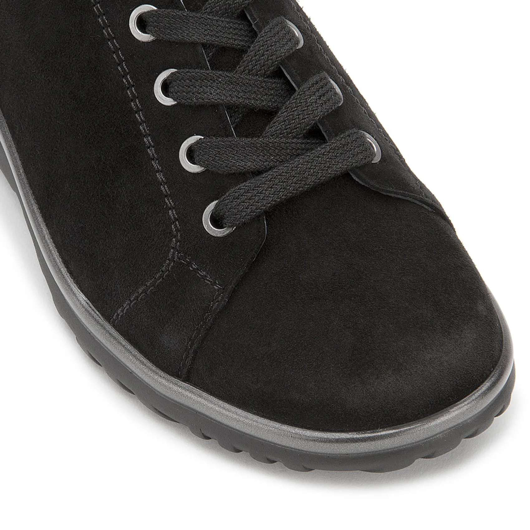 Sneaker|Schnürschuhe|semler Schnürschuh in Untergrößen Schwarz