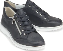 Schnürschuhe|semler Sneaker in Übergrößen Blau
