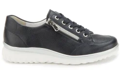 Schnürschuhe|semler Sneaker in Übergrößen Blau