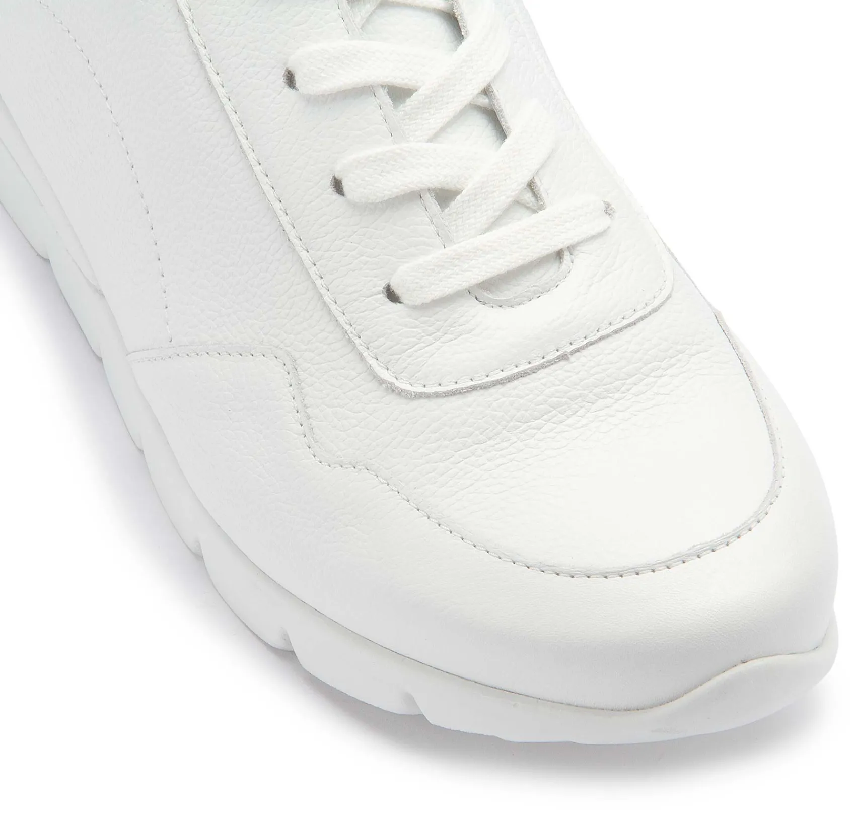Sneaker|Schnürschuhe|semler Sneaker in Übergrößen Weiß