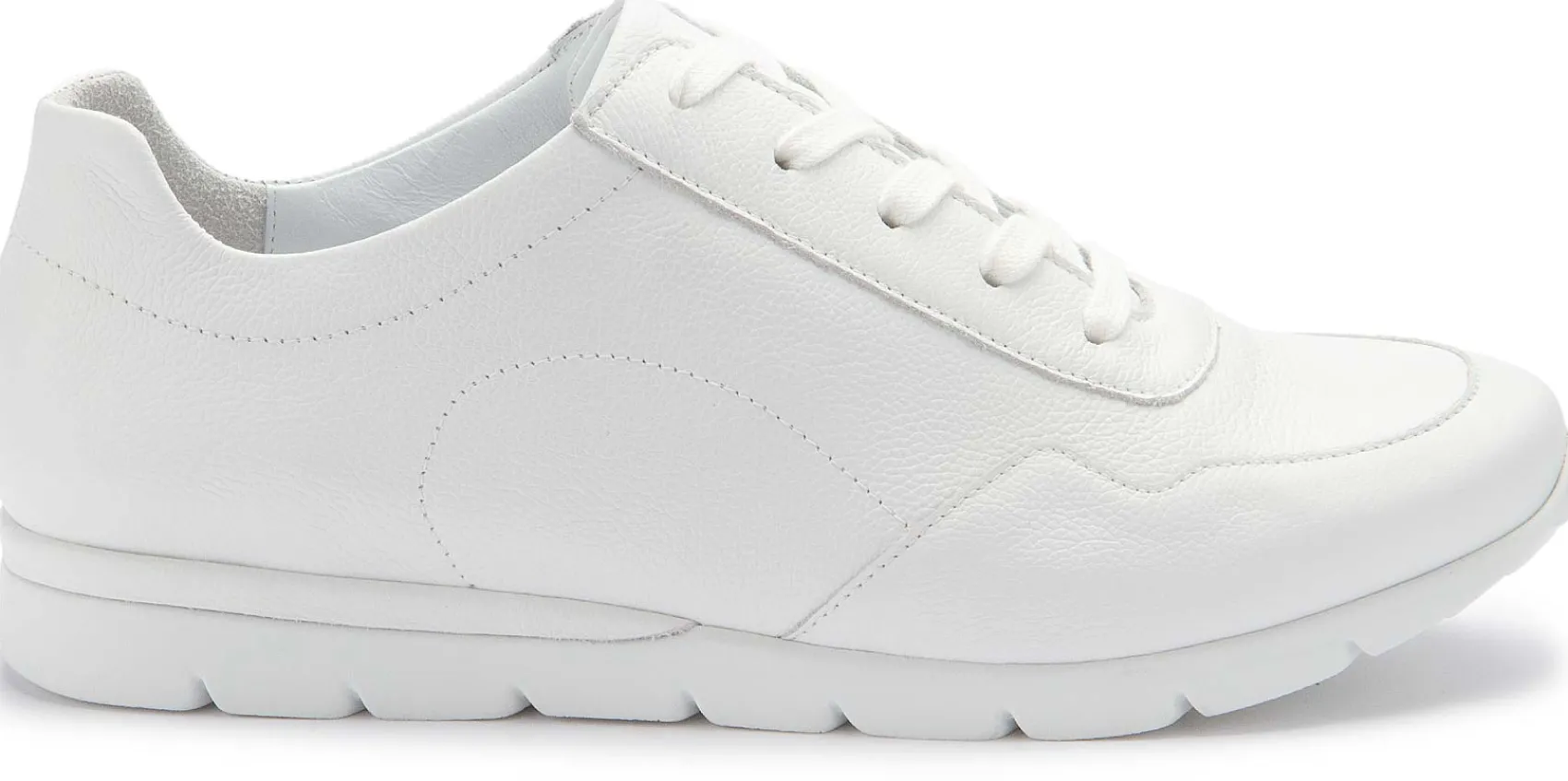 Sneaker|Schnürschuhe|semler Sneaker in Übergrößen Weiß