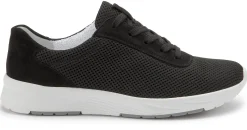 Sneaker|Schnürschuhe|semler Sneaker in Übergrößen Schwarz
