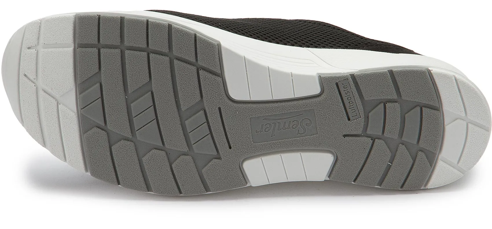 Sneaker|Schnürschuhe|semler Sneaker in Übergrößen Schwarz