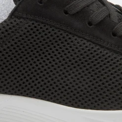 Sneaker|Schnürschuhe|semler Sneaker in Übergrößen Schwarz