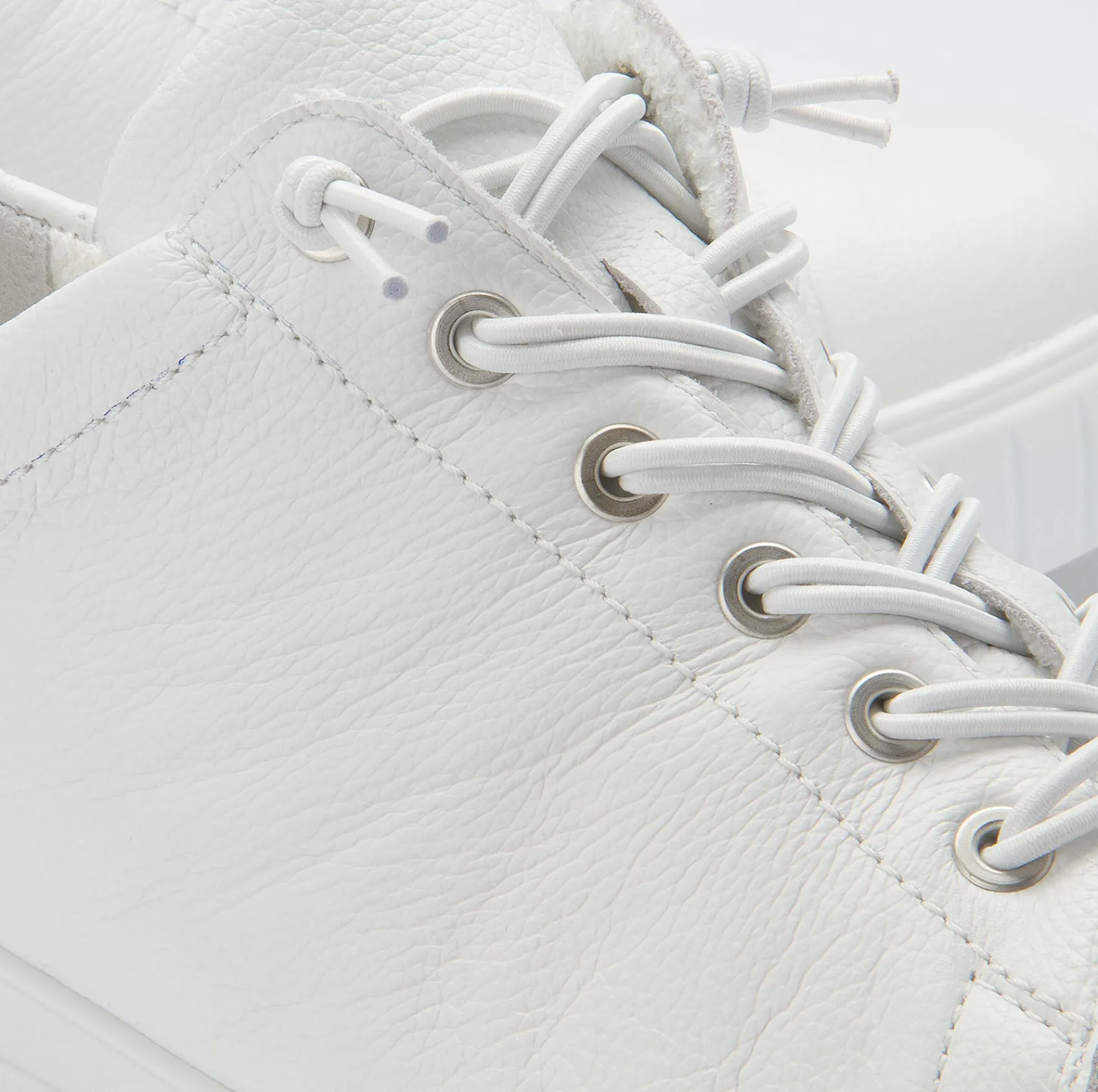 Sneaker|Schnürschuhe|semler Sneaker in Übergrößen Weiß