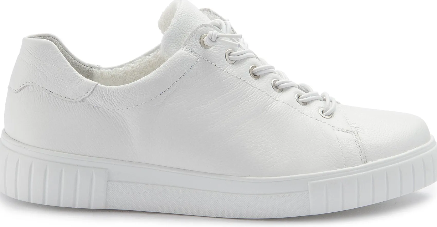 Sneaker|Schnürschuhe|semler Sneaker in Übergrößen Weiß