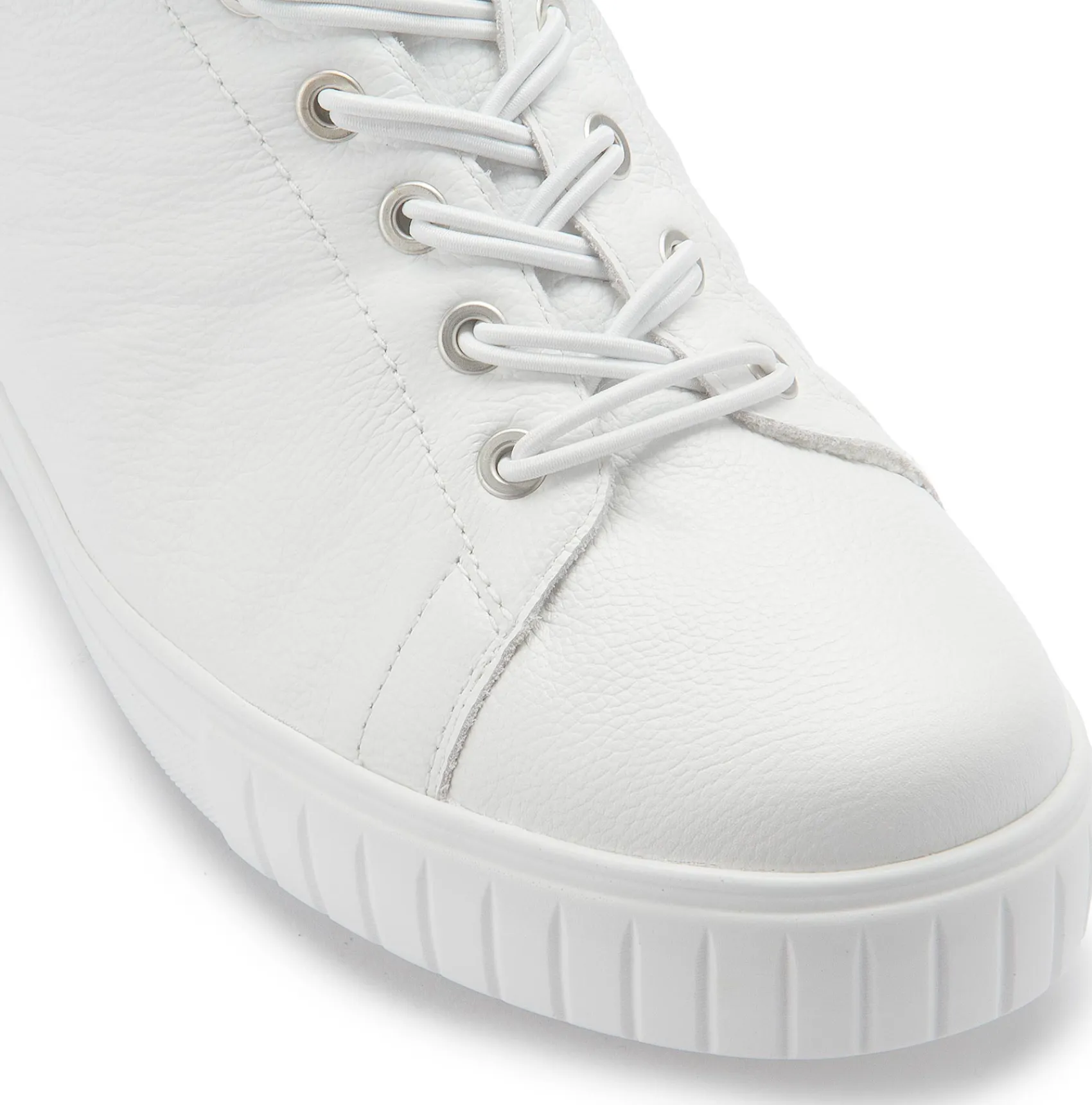 Sneaker|Schnürschuhe|semler Sneaker in Übergrößen Weiß