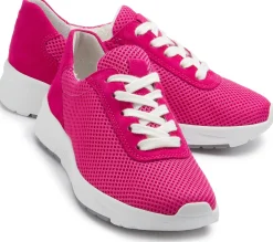 Sneaker|Schnürschuhe|semler Sneaker in Übergrößen Pink