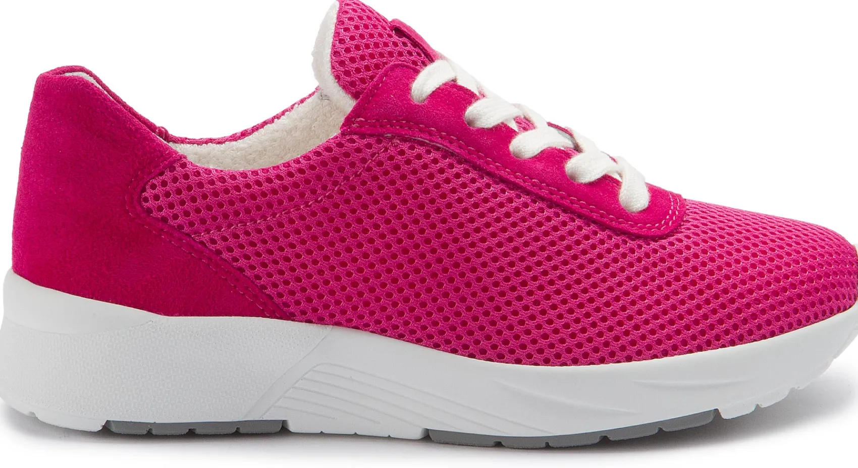 Sneaker|Schnürschuhe|semler Sneaker in Übergrößen Pink