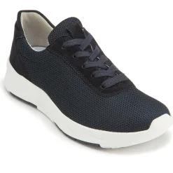 Sneaker|Schnürschuhe|semler Sneaker in Übergrößen Blau