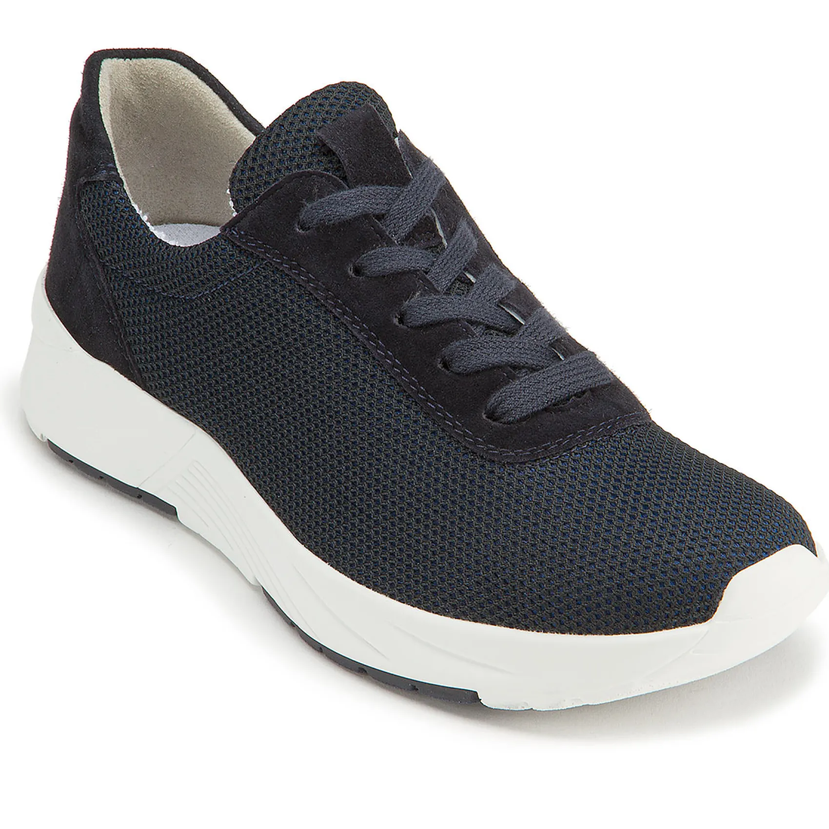 Sneaker|Schnürschuhe|semler Sneaker in Übergrößen Blau