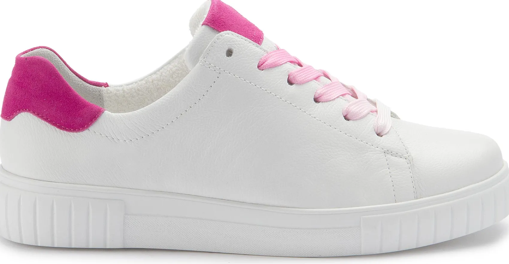 Sneaker|Schnürschuhe|semler Sneaker in Übergrößen Weiß