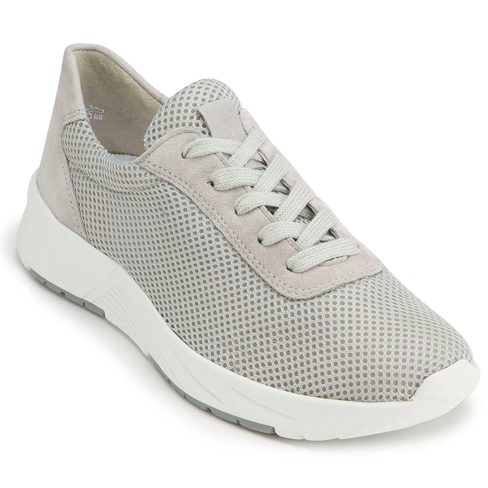 Sneaker|Schnürschuhe|semler Sneaker in Übergrößen Grau