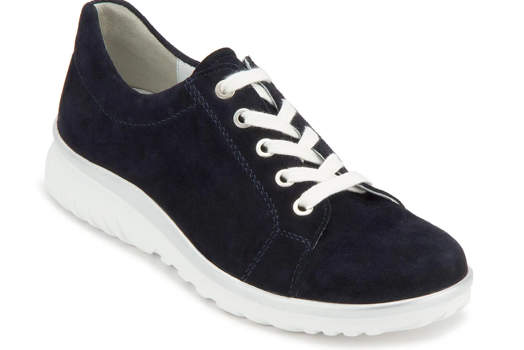 Sneaker|Schnürschuhe|semler Sneaker in Übergrößen Blau