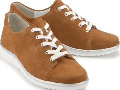 Sneaker|Schnürschuhe|semler Sneaker in Übergrößen Braun