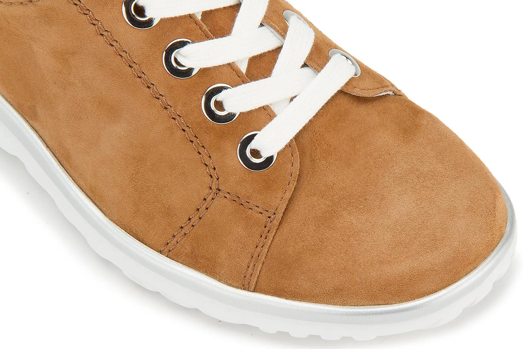 Sneaker|Schnürschuhe|semler Sneaker in Übergrößen Braun