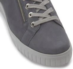 Sneaker|Schnürschuhe|semler Sneaker in Übergrößen Blau
