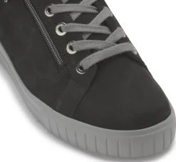Sneaker|Schnürschuhe|semler Sneaker in Übergrößen Schwarz